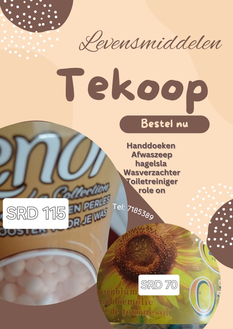 Levensmiddelen tekoop